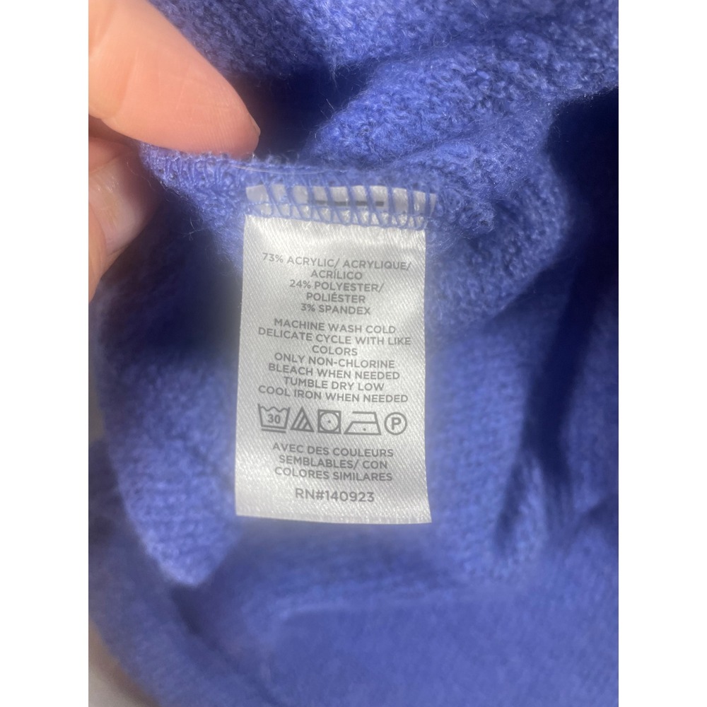 LOFT Knit Hooded Sweater Pullover Small - Picture 6 of 7
